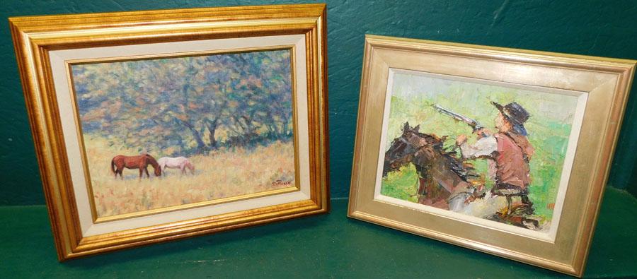 OOB Horse Scene - Signed OOB Cowboy - Signed (1 of 7)