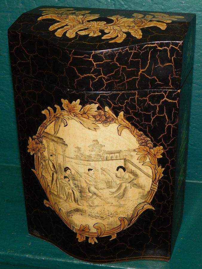 Paint Decorated Decanter Box (1 of 5)