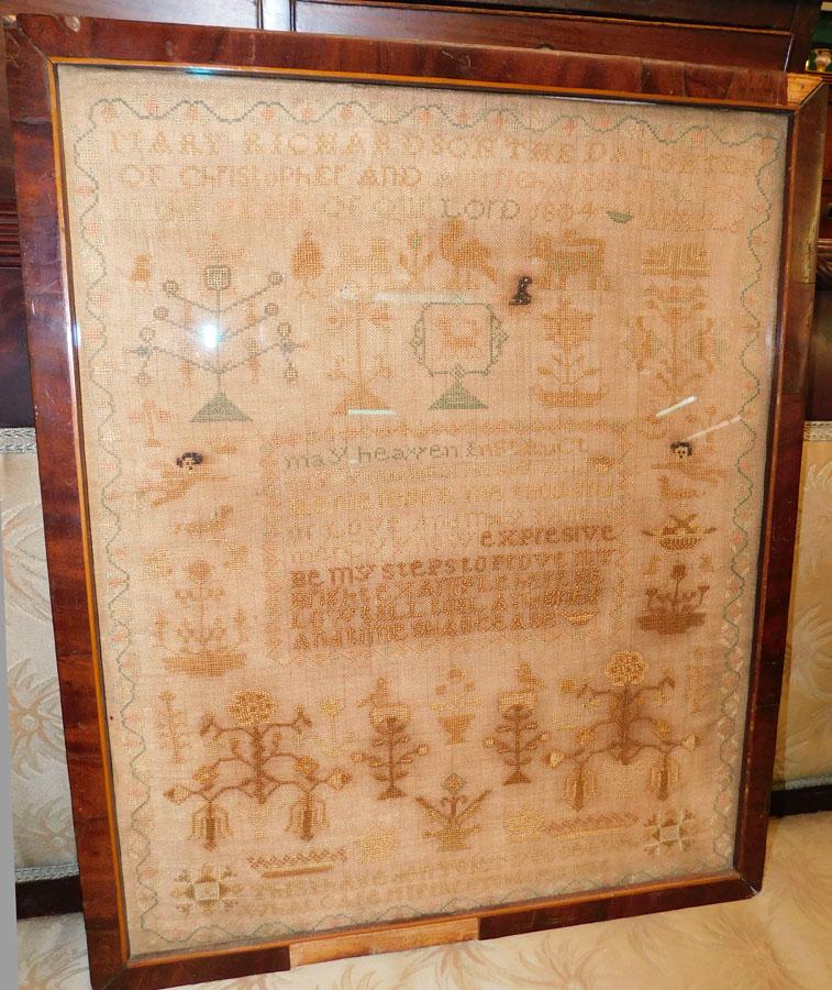 Antique Framed Sampler (1 of 7)