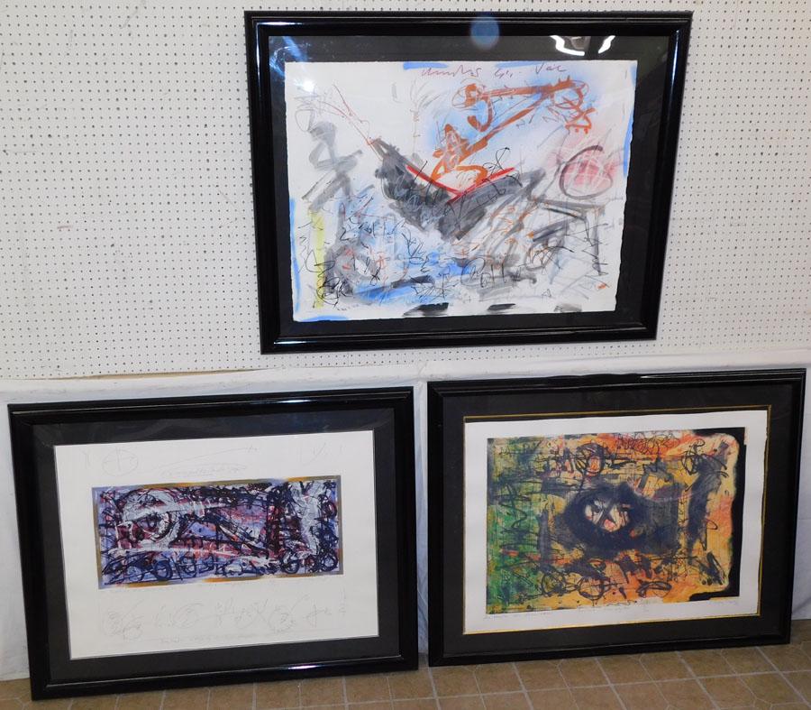 Three Framed Watercolors - Signed (1 of 16)