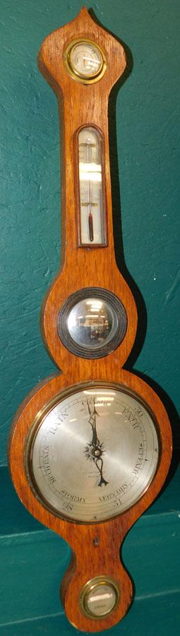 Antique Rosewood Barometer (B&A. Butterfield) (1 of 8)