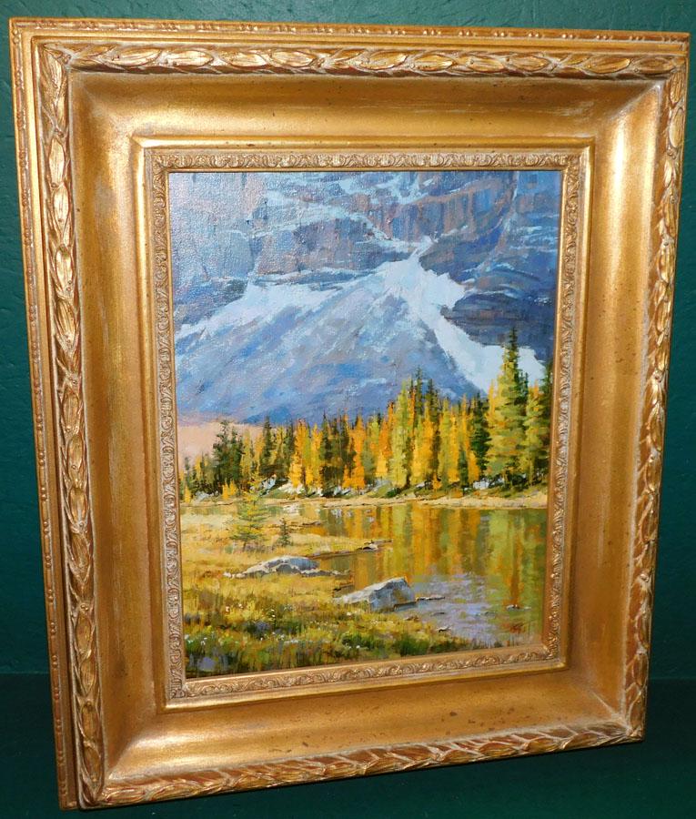 OOB Lake & Mountain Scene - Signed (1 of 7)