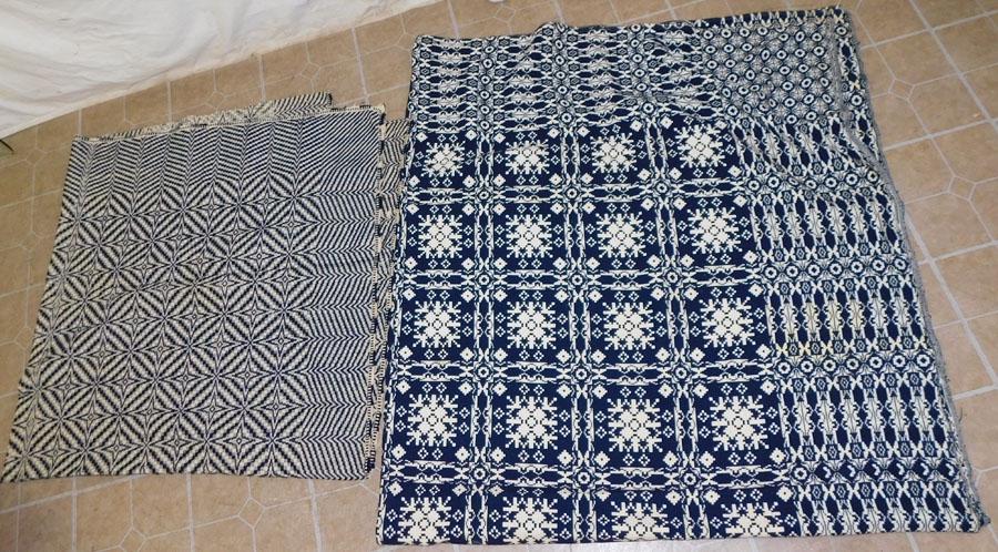 Two Hand Woven Coverlets (1 of 9)