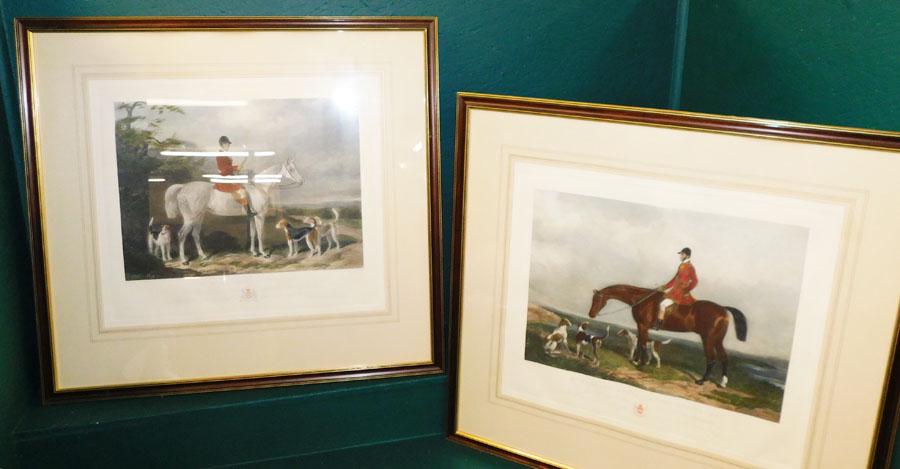 Two Framed Hunt Scene Engravings (1 of 9)
