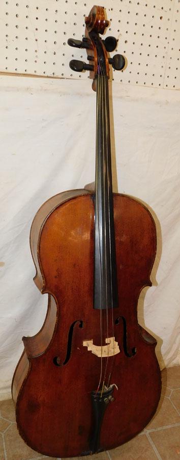 Bausch Tiger Maple Cello: Bausch Tiger Maple Cello . 51" H
