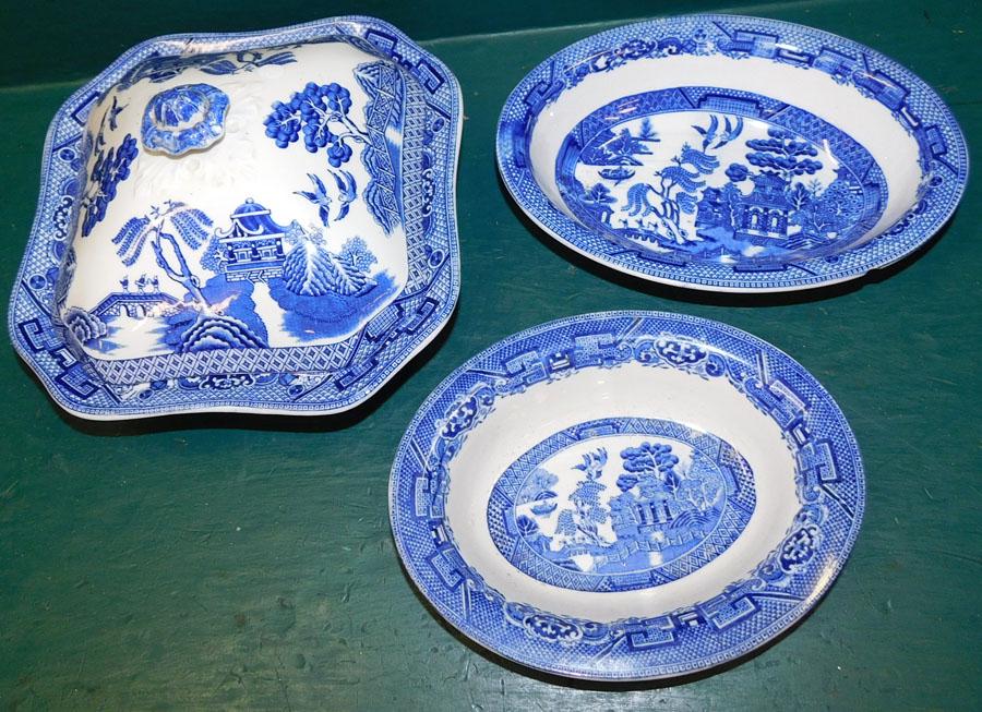 3 Pc Blue Willow (1 of 6)