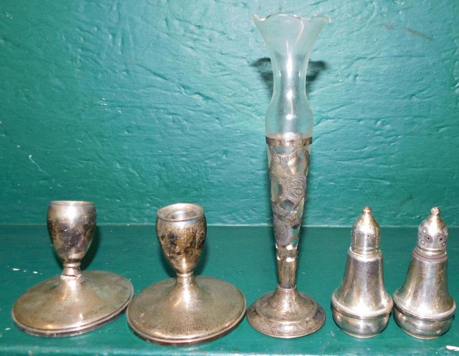 5 Pc Sterling Weighted Items (1 of 2)