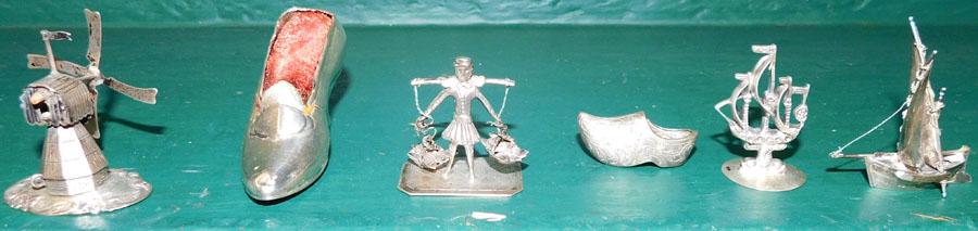 Six Miniature Sterling Items (1 of 4)