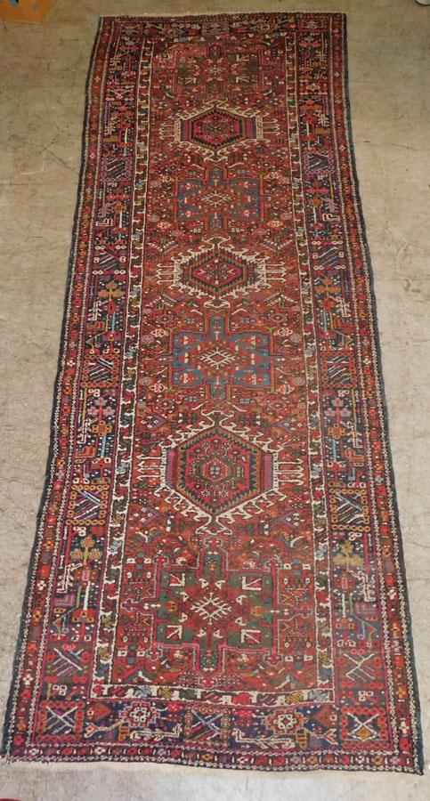 4' 5" X 13' Handmade Oriental Runner (1 of 4)