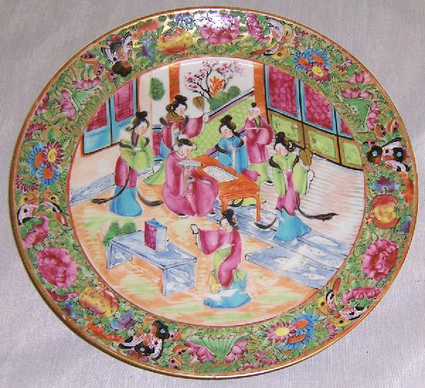 9 1/2" Rose Mandarin plate. Jul 05, 2010 Langston Auction Gallery in NC