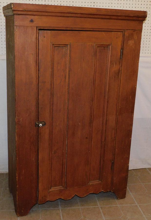 19th C Pine One Door Pantry Cabinet (1 of 5)