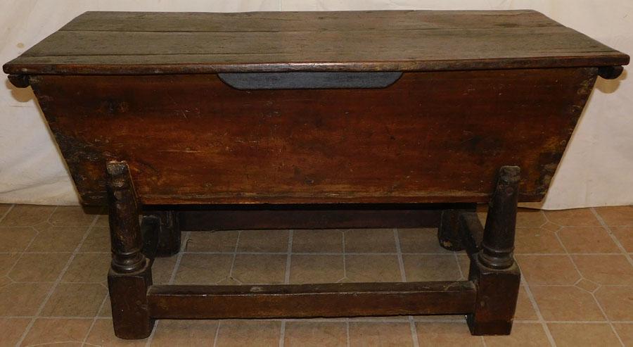 18th C English Oak Dough Box On Stand (1 of 5)
