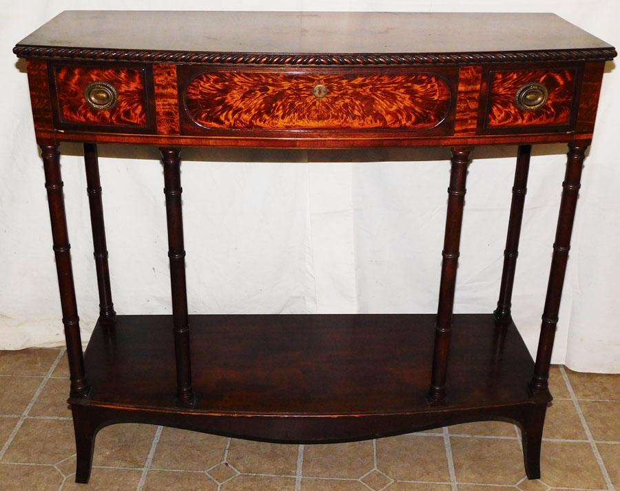 Mahogany Bamboo Turned Console By Johnson Hadley (1 of 7)