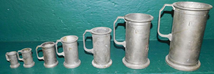 Lot 7 Pewter Measures (1 of 3)