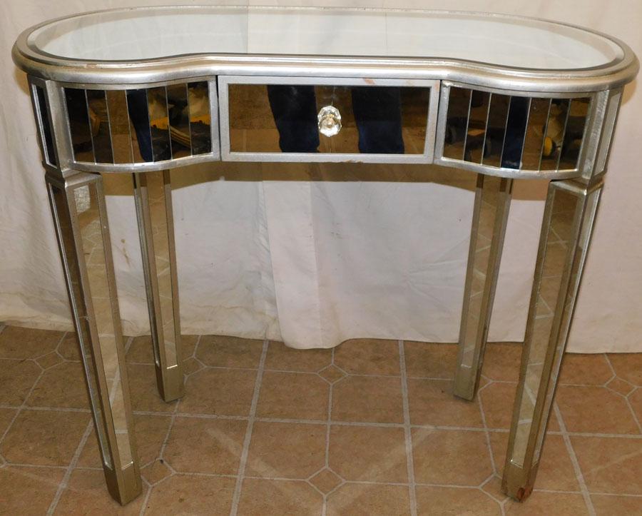 Mirrored Kidney Shaped Vanity (1 of 4)