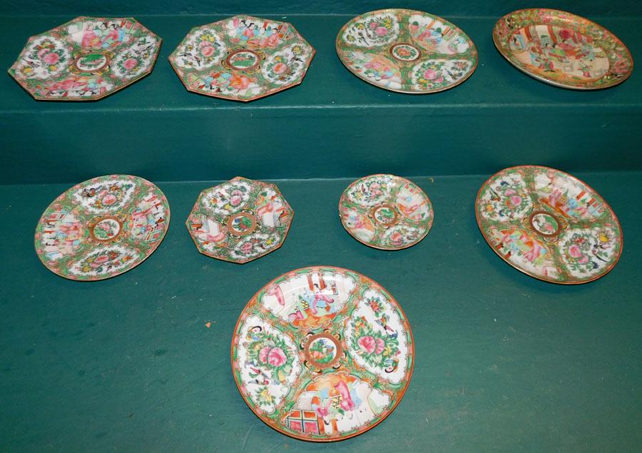 9 Pc Rose Medallion (1 of 7)