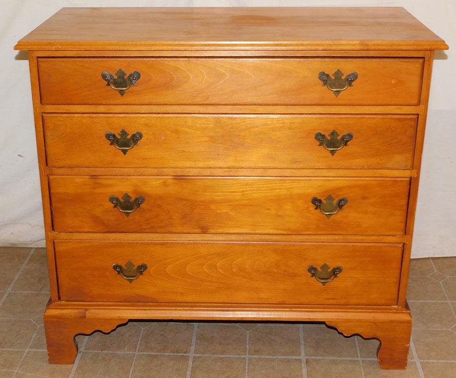 Bench Made Pine 4 Drawer Chest (1 of 4)