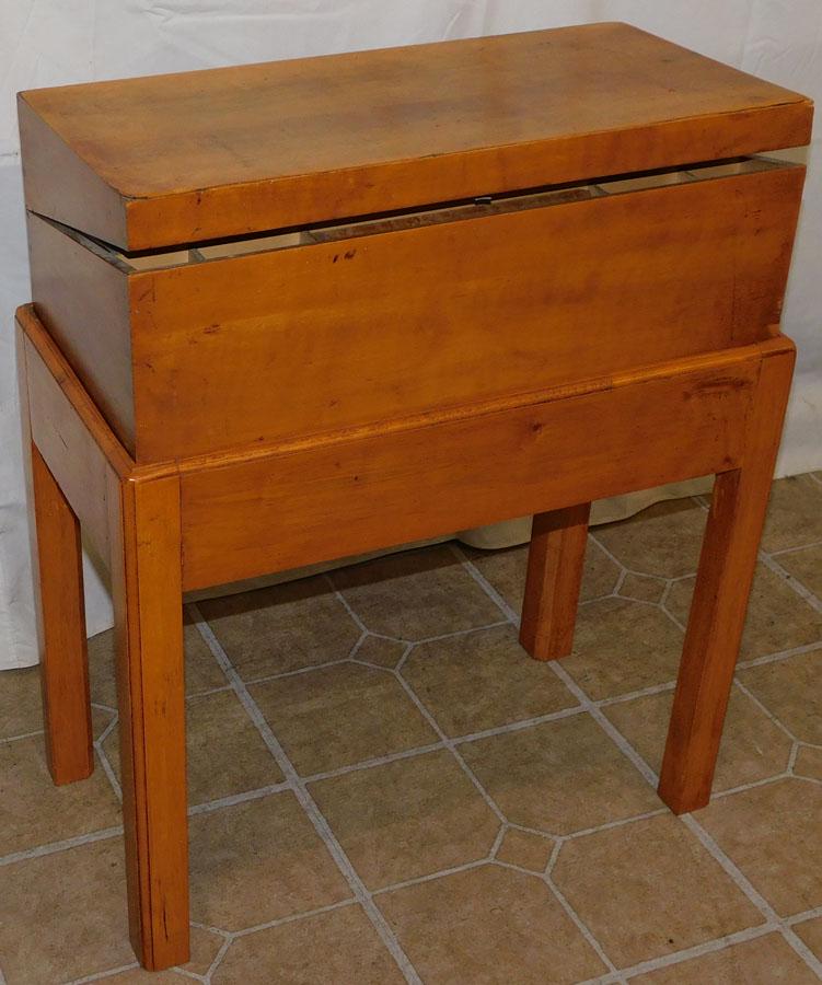 19th C Maple Lap Desk On Stand (1 of 3)