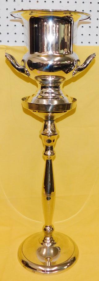 SP Gorham Champagne Bucket On Brass Stand (1 of 4)
