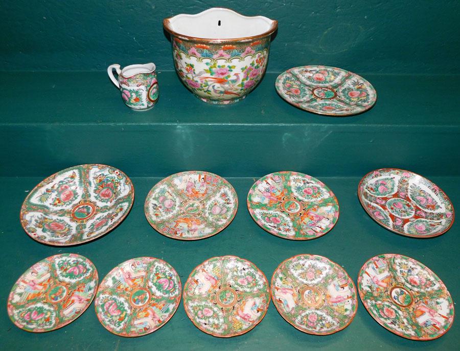 11 Pc Oriental Porcelain (1 of 10)