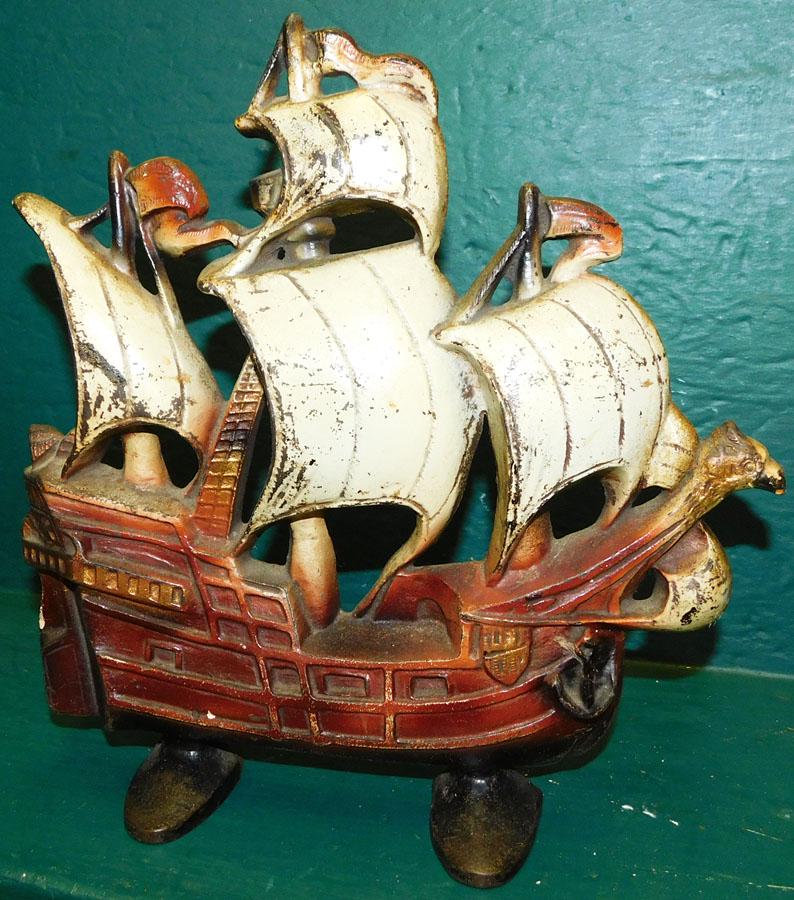Painted Cast Iron Ship Door Stop (1 of 4)