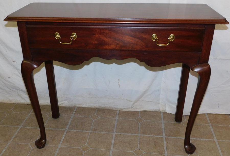 Mahogany QA Console Table by Henkel Harris (1 of 7)