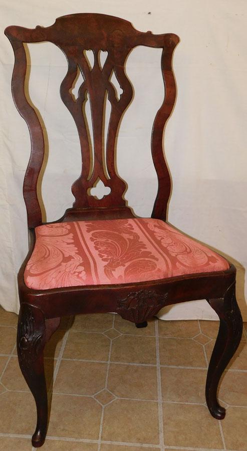 18th C Burl Walnut Dutch Chair (1 of 5)