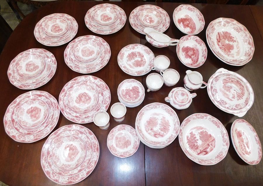 68 Pieces Royal Tudor Old England China (1 of 4)
