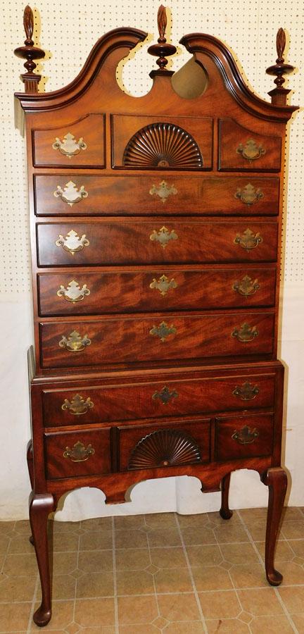 Mahogany Queen Anne Highboy by Kindel (1 of 7)