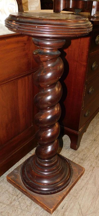 19th C Corkscrew Pedestal (1 of 3)
