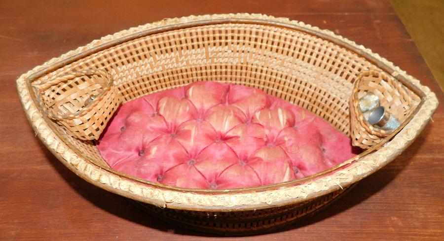 1940's New Hampshire Shaker Sewing Basket (1 of 2)