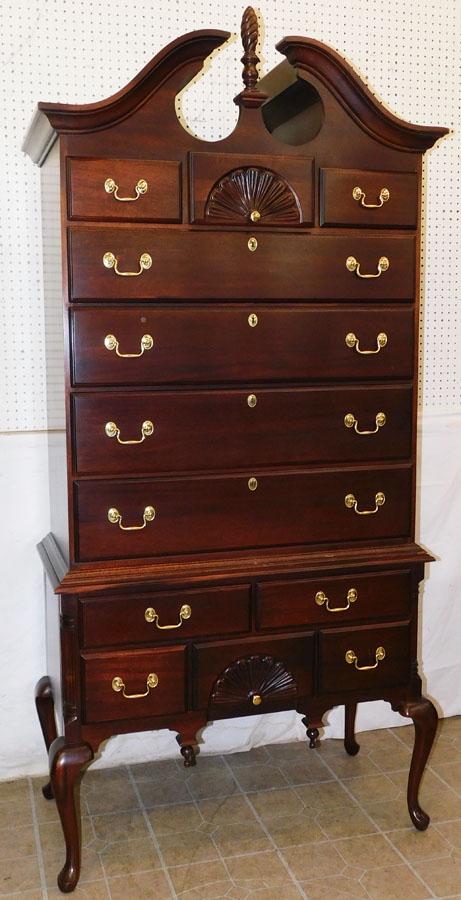 Mahogany Queen Anne Highboy (1 of 7)