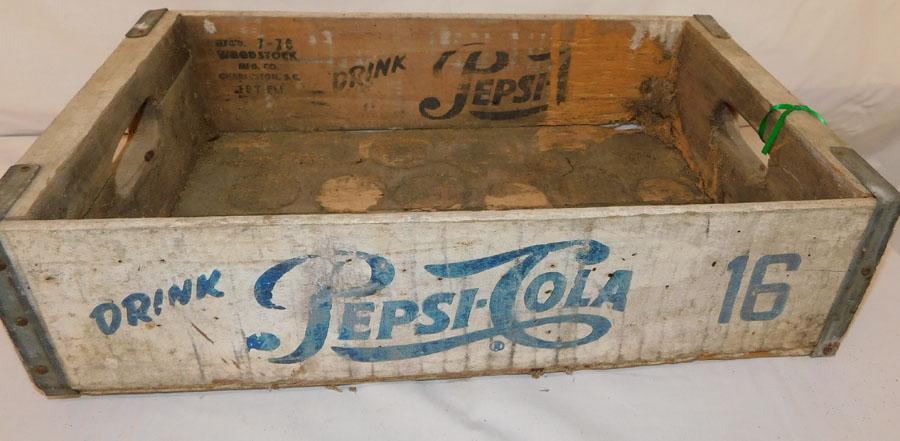 Vintage Pepsi Wood Crate (1 of 2)
