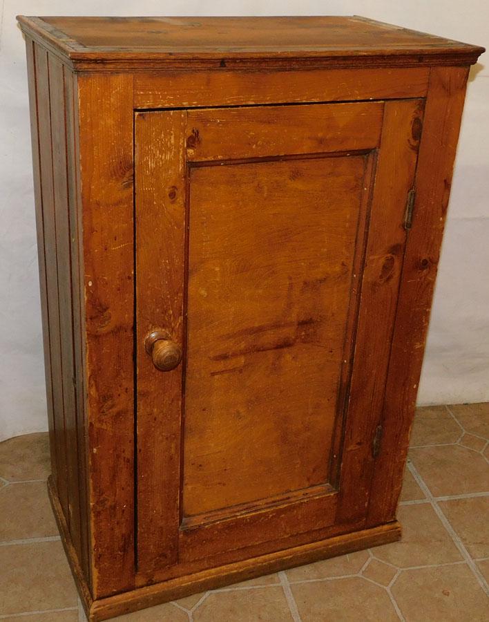Antique Pine Hanging Cabinet (1 of 3)