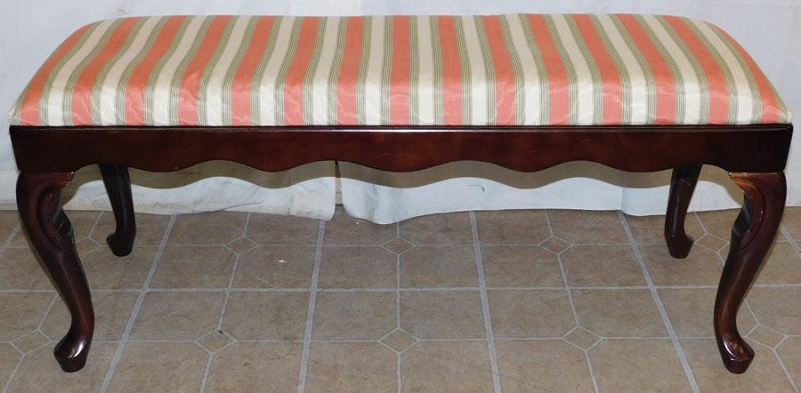 Mahogany Queen Anne Window Bench (1 of 2)