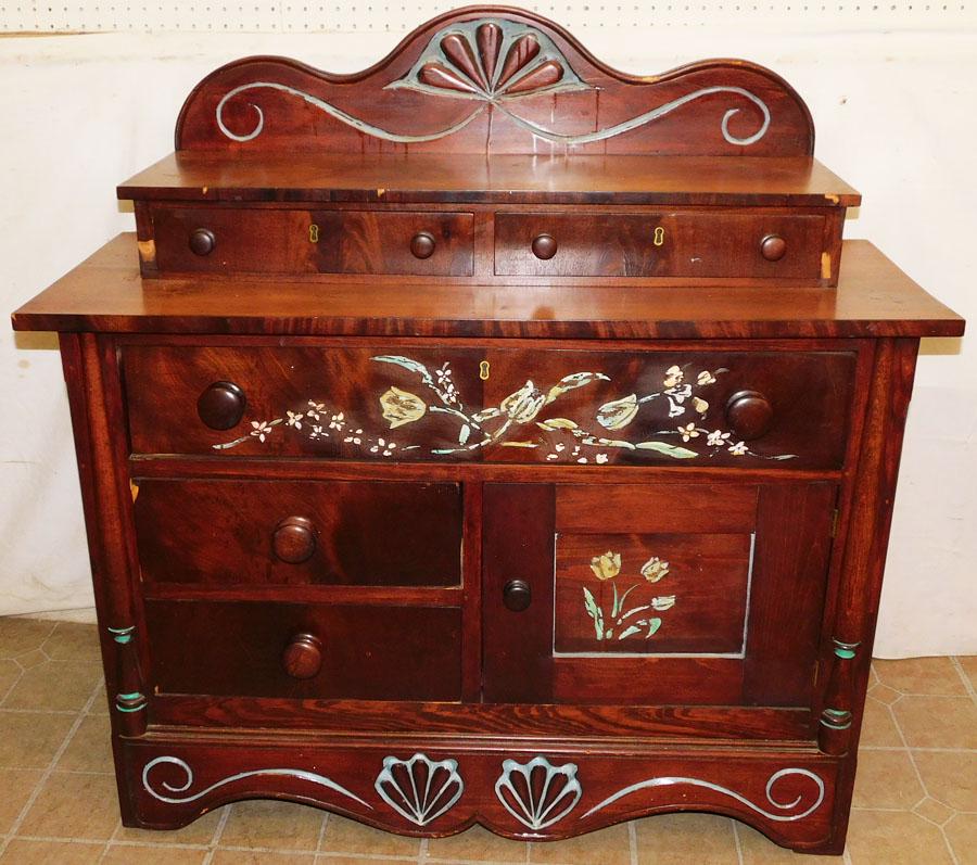 Mahogany Empire Step Back Chest (1 of 5)