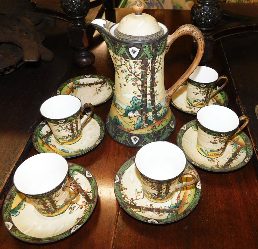 Nippon Porcelain Chocolate Set (1 of 4)