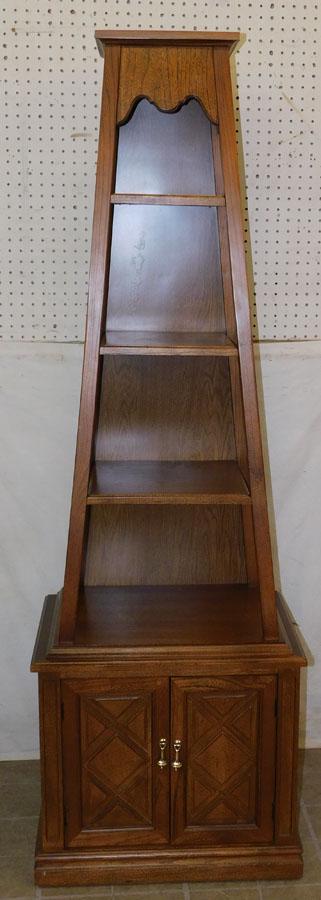Walnut MCM Obelisk Shelf (1 of 4)