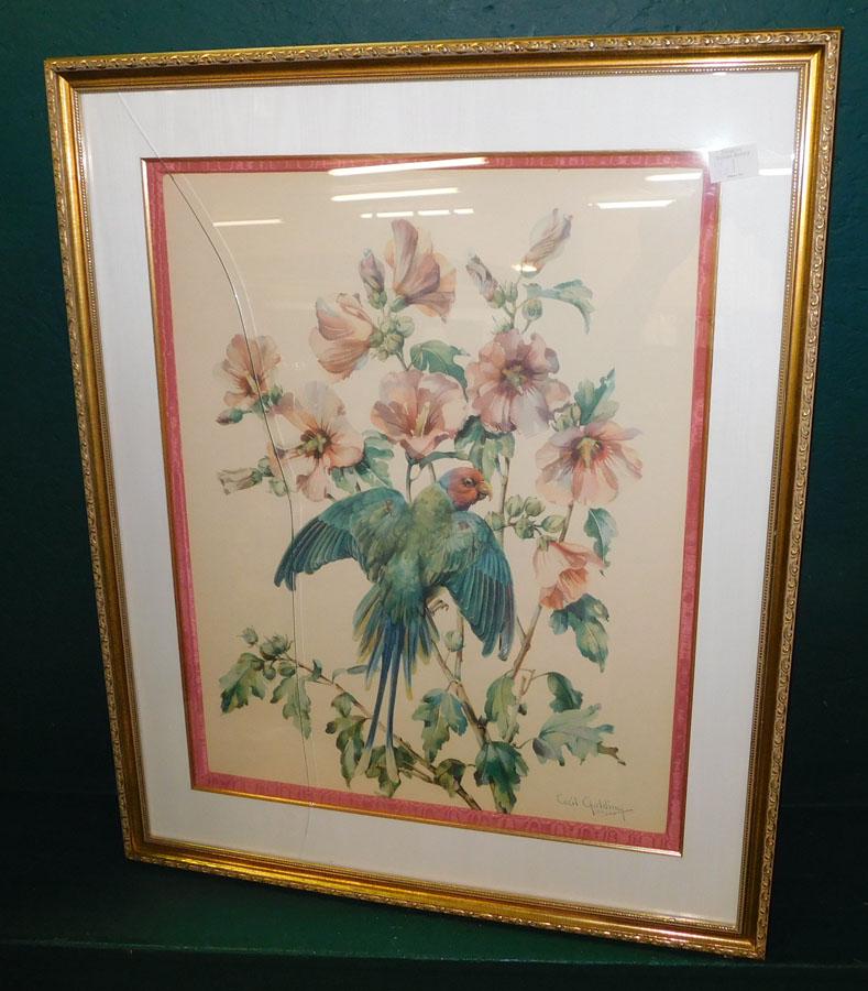 Framed Still Life Print- Glass Is Cracked (1 of 4)