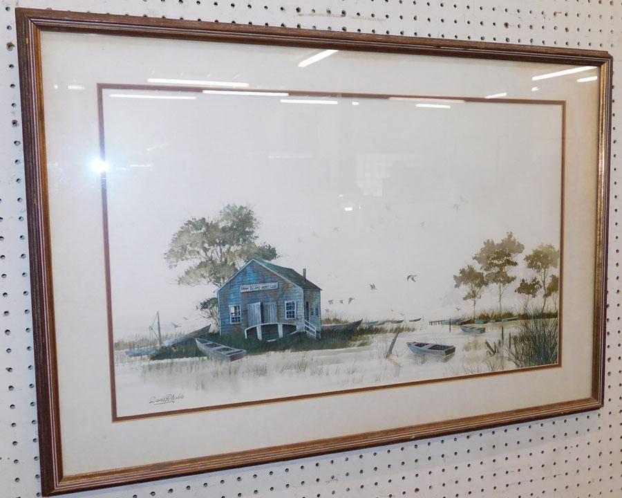 Framed Print Of Beach Scene (1 of 7)