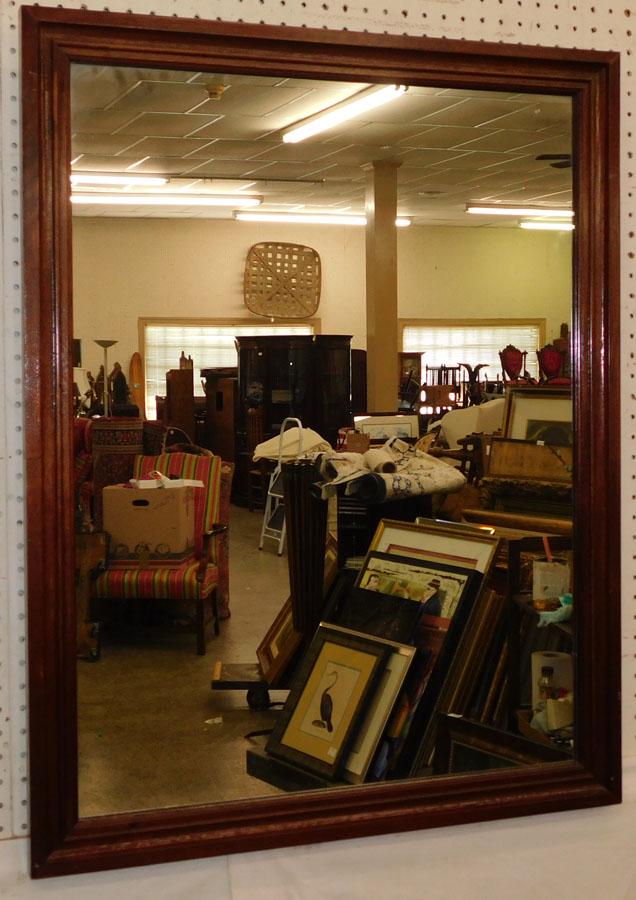 Mahogany Framed Mirror (1 of 3)