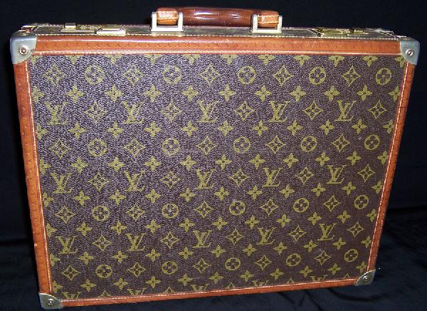Louis Vuitton attache case.: Louis Vuitton attache case. 17" x 13". From Philadelphia estate.