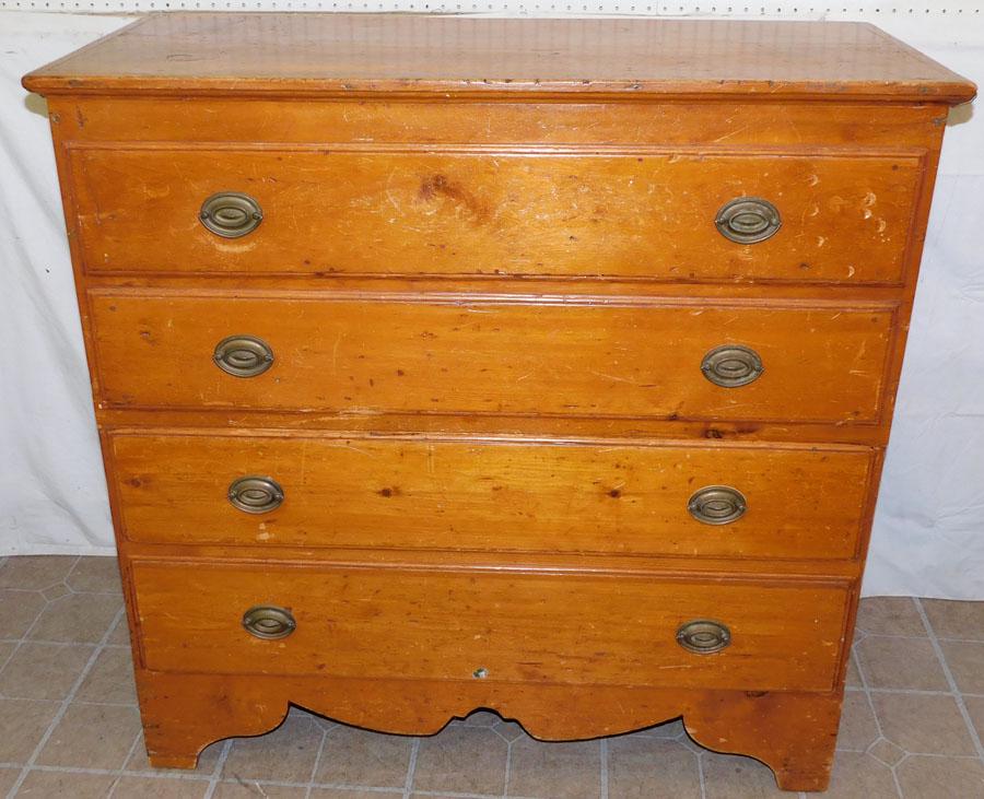 Antique Pine Blanket Chest with 2 Drawers (1 of 6)
