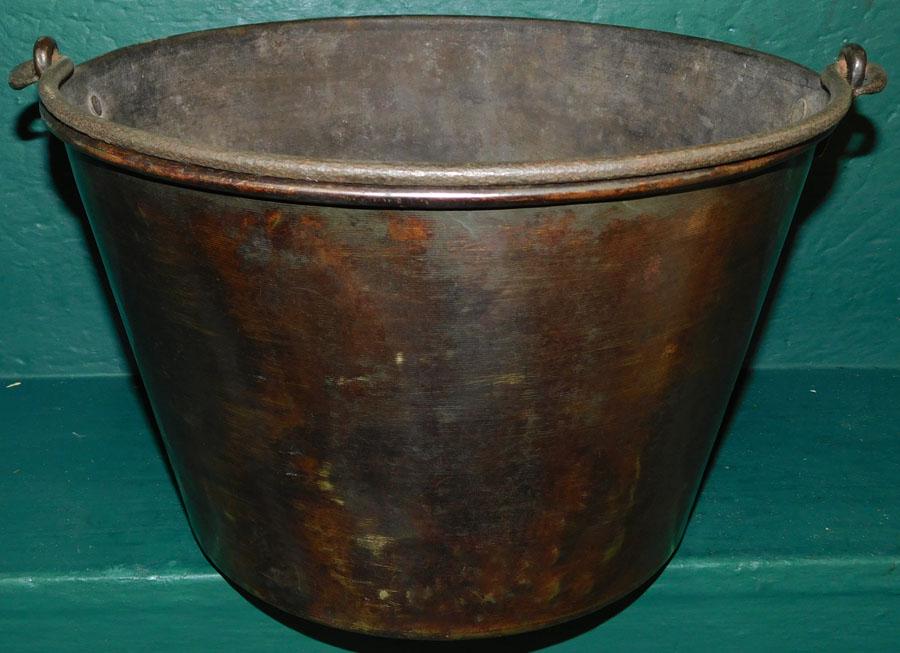 Antique Brass Bucket by Ansonia Brass Company (1 of 4)