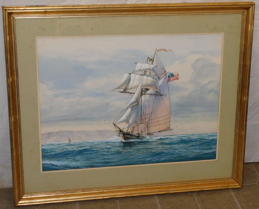 Clipper Ship Print of Baltimore Pride by Tom W. Freeman (1 of 5)