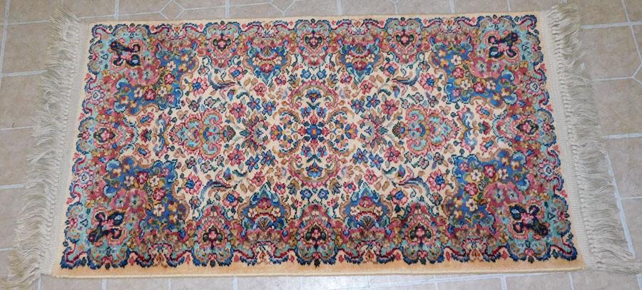 2'2" x 4" Karastan Ivory Kerman Rug (1 of 3)