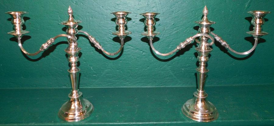 Pair of Sheffield Candelabras (1 of 3)