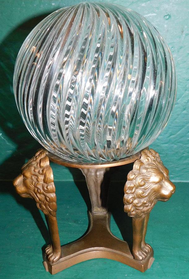 Press Cut Sphere on Metal Stand (1 of 3)