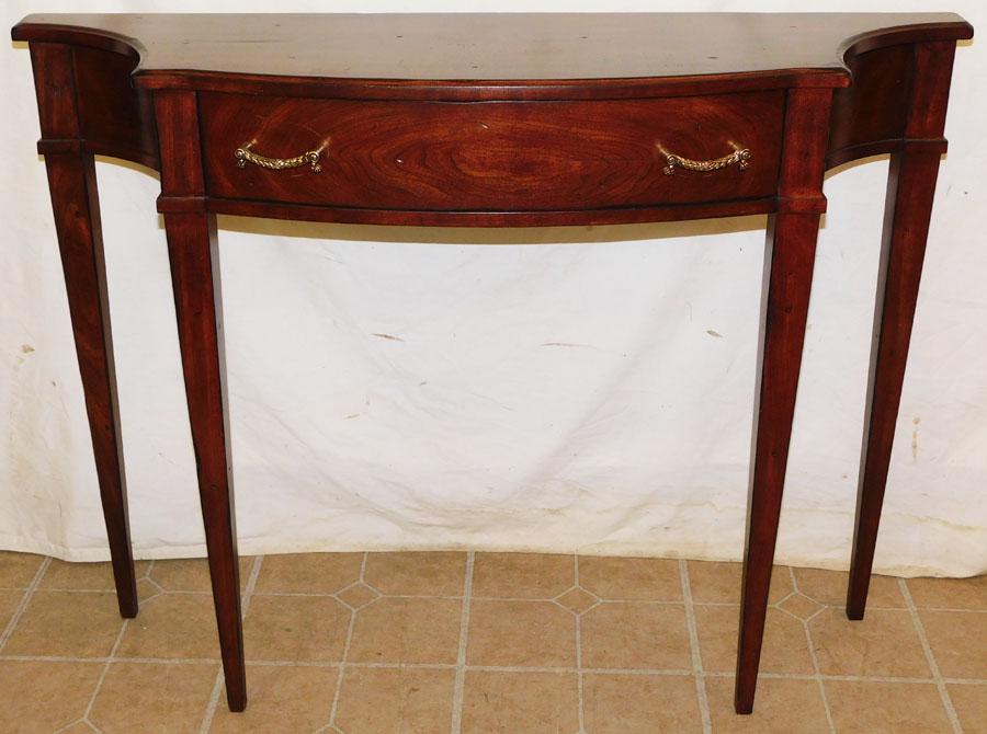 Cherry Console Table with Drawer by Harden (1 of 5)