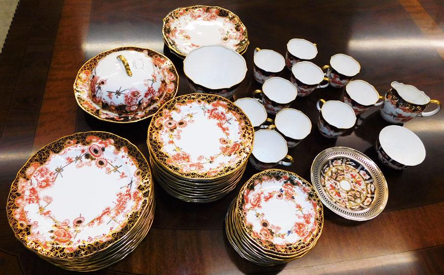 54 Pc Royal Crown Derby Dinner Set, (1 Has Sterling (1 of 7)